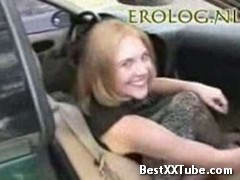 Crazy girl in a car a girl has crazy idea ... 4 months ago