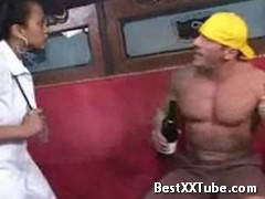 Nurse Hot Asian getting it on with drunk guy 2 months ago