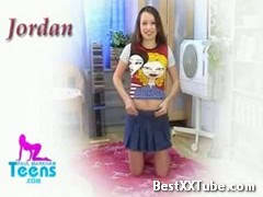Just 18 cute teasing teen Jordan loves doing solo girl masturbation videos. 2 months ago