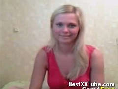Cute Blonde Teen Fingers Her Pussy Really hot blonde teen plays with her pussy on her webcam. 2 months ago