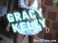 Gracy Kelly blond brazilian girl strips and fucks 2 months ago