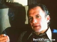 Vintage Amber Lynn Lynn vamps a guy who looks a little like George C. Scott in this vintage 2 months ago